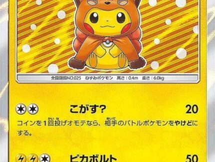 (038/SM-P) E PONCHO WO KITA PIKACHU