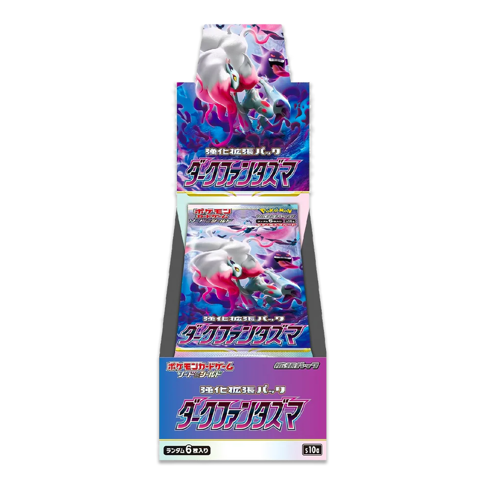 PokemonTCG_Sword_ShieldS10aDarkPhantasmaBoosterPack Pokemon Dark Phantasma Japanese Booster BOX - Image 1