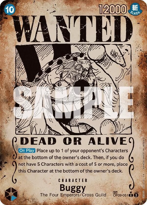 BUGGY (051) (WANTED POSTER) BUGGY (051) (WANTED POSTER)