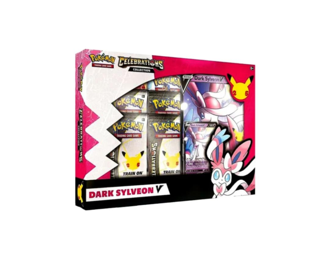 CELEBRATIONS DARK SYLVEON V COLLECTION BOX CELEBRATIONS DARK SYLVEON V COLLECTION BOX