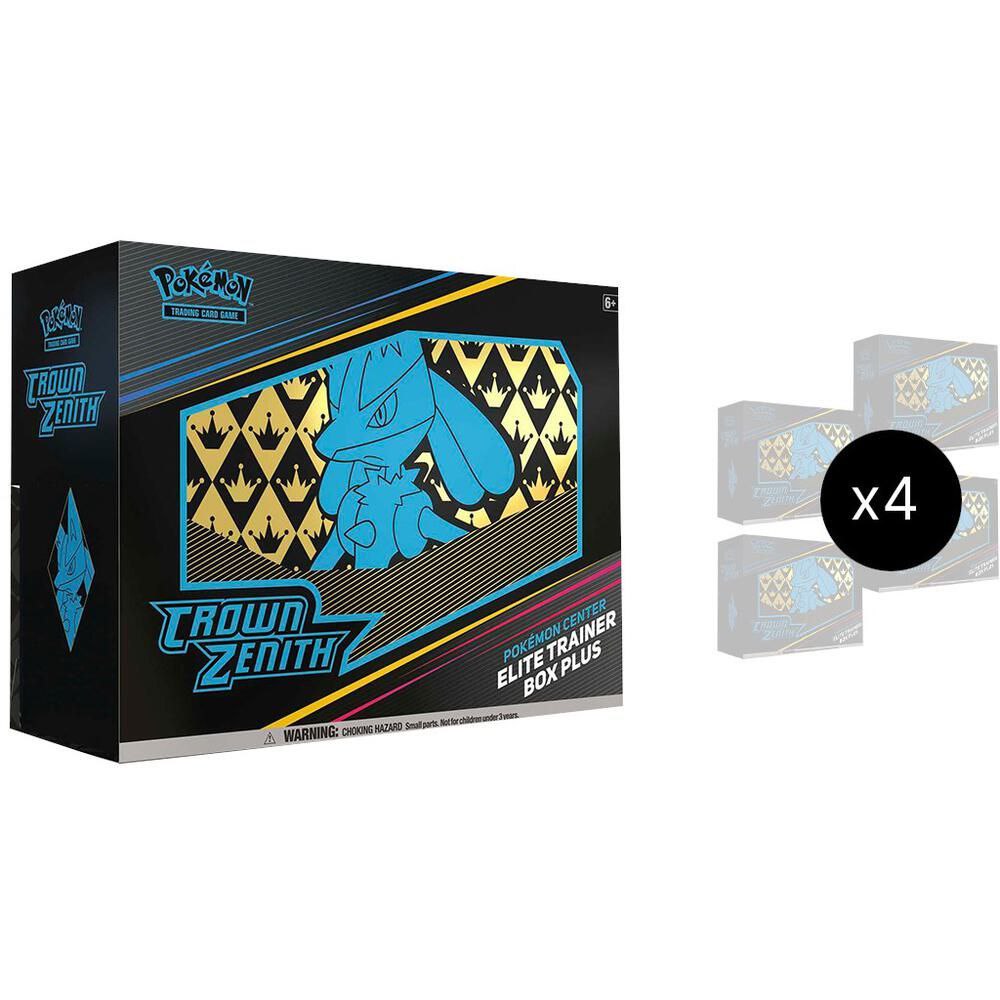 CROWN ZENITH POKEMON CENTER ELITE TRAINER BOX PLUS CASE (CRZ) CROWN ZENITH POKEMON CENTER ELITE TRAINER BOX PLUS CASE (CRZ)