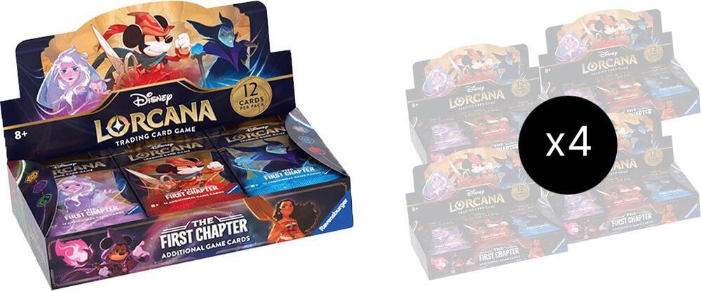 DISNEY LORCANA: THE FIRST CHAPTER CASE DISNEY LORCANA: THE FIRST CHAPTER CASE