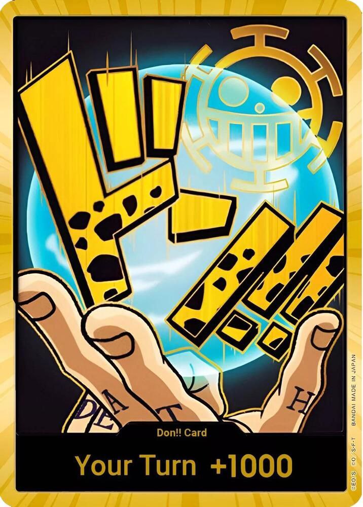 DON!! CARD (TRAFALGAR LAW) (GOLD) DON!! CARD (TRAFALGAR LAW) (GOLD)