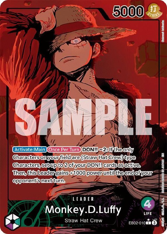 MONKEY.D.LUFFY (010) (ALTERNATE ART) MONKEY.D.LUFFY (010) (ALTERNATE ART)