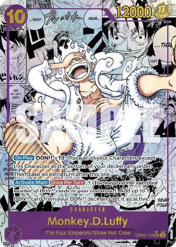 MONKEY.D.LUFFY (OP05-119) (MANGA) MONKEY.D.LUFFY (OP05-119) (MANGA)