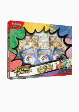 POKEMON ASCENDED RIVALS FIRST PARTNERS DELUXE PIN COLLECTION POKEMON ASCENDED RIVALS FIRST PARTNERS DELUXE PIN COLLECTION