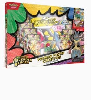 POKEMON - MEGA EVOLUTION - ASCENDED HEROES - POSTER COLLECTION - MEGA LUCARIO EX