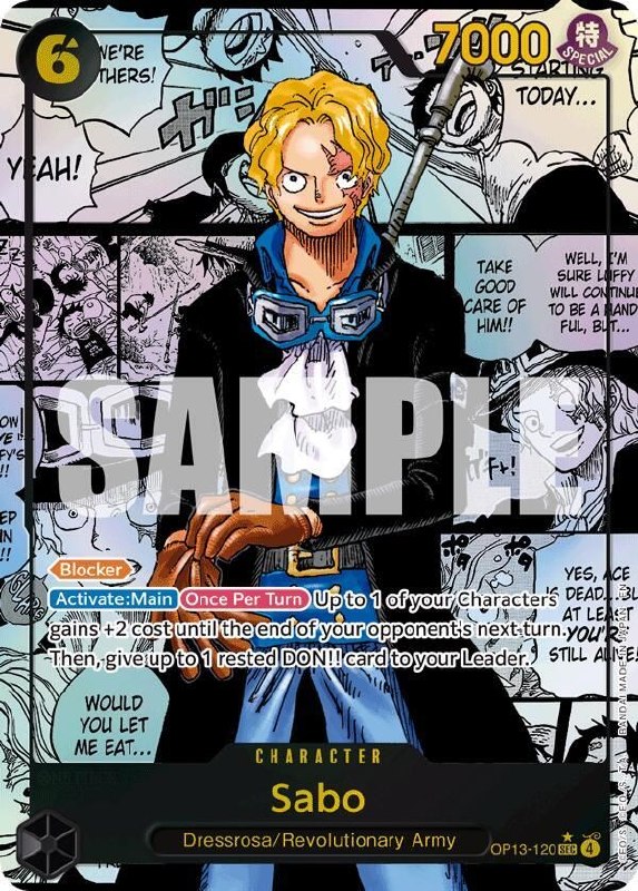 SABO (120) (SUPER ALTERNATE ART) SABO (120) (SUPER ALTERNATE ART)