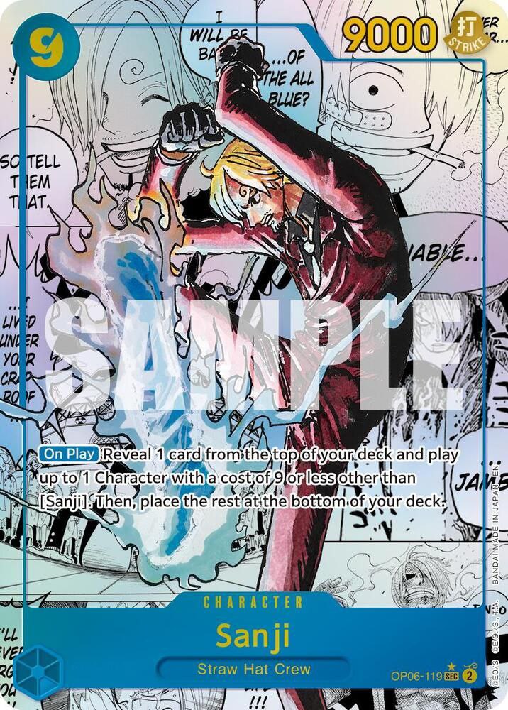 SANJI - OP06-119 (MANGA) SANJI - OP06-119 (MANGA)