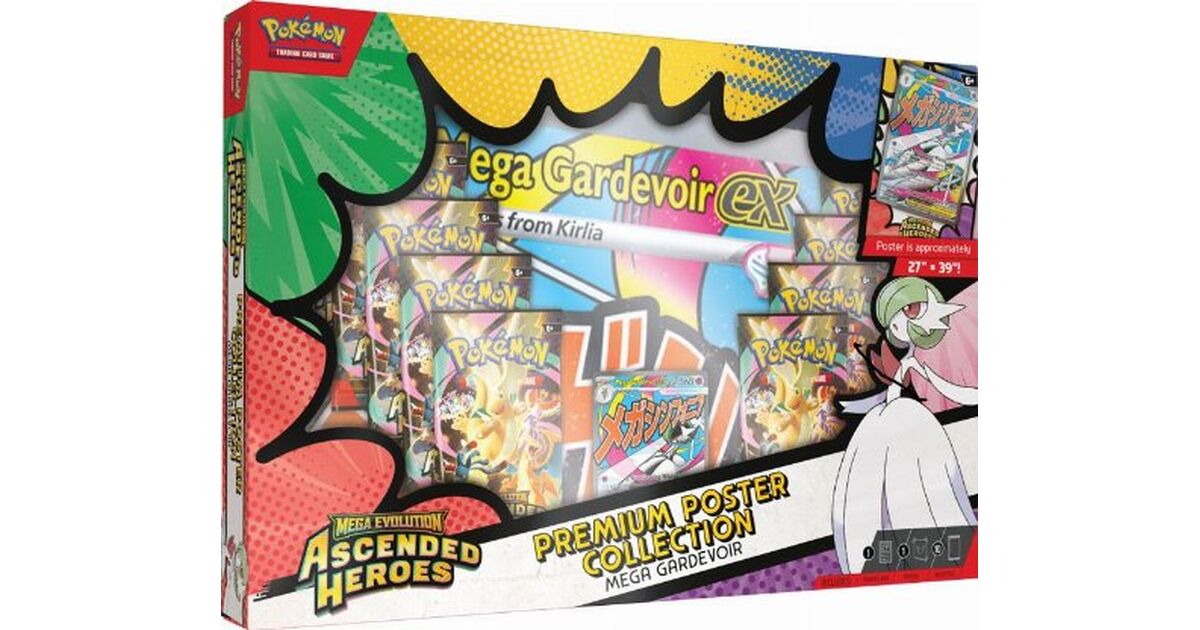 POKEMON – MEGA EVOLUTION – ASCENDED HEROES – POSTER COLLECTION – MEGA GARDEVOIR EX - Image 1