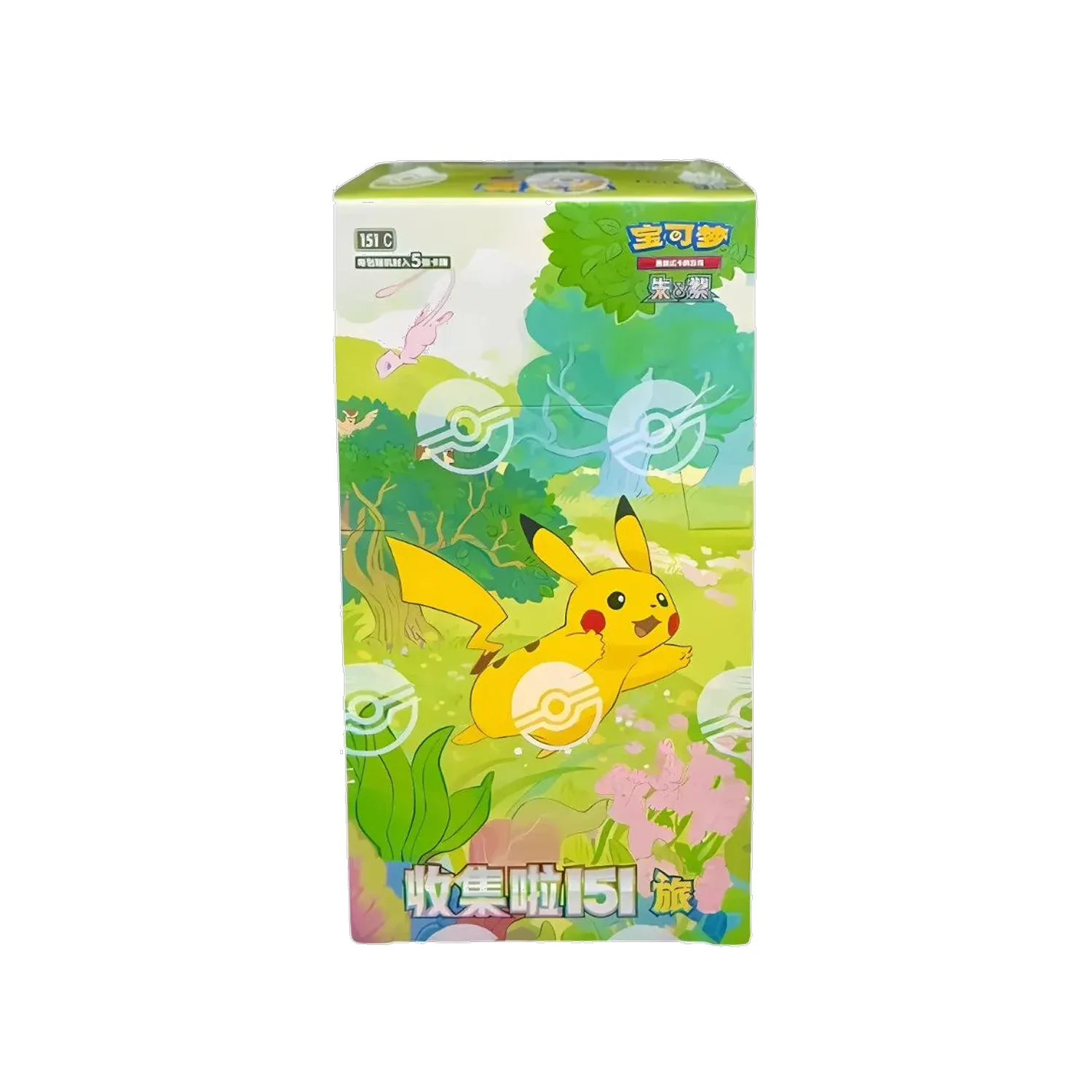 chinese-151-journey Pokémon Card Game 151 Vol.1 Slim Box (Chinese Edition) - Image 1