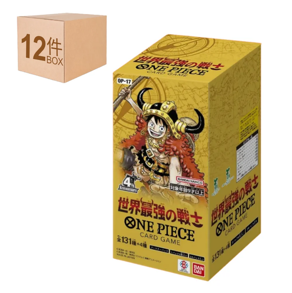 op-17b2b One Piece Card Game OP-17 Japanese Sealed Case (Factory Sealed) - Image 1